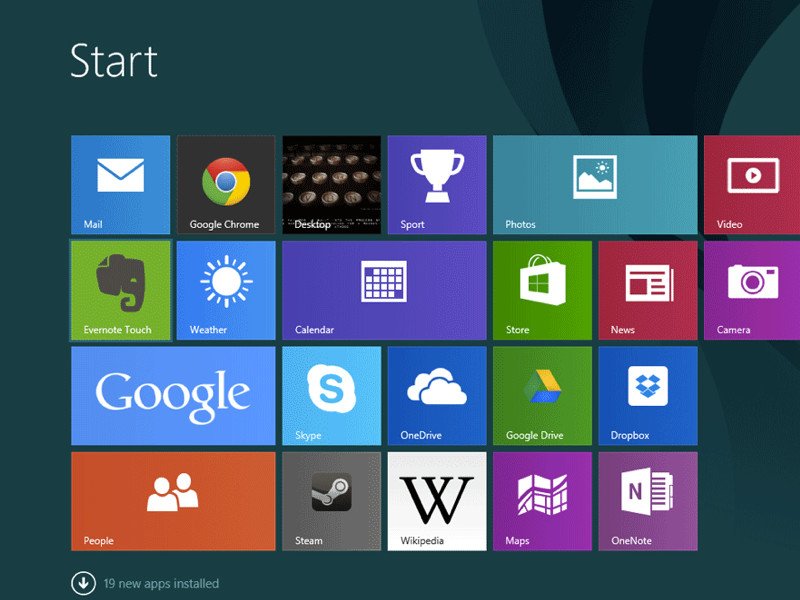 Windows 8.1: Anzahl der Kacheln auf der Start-Seite erhöhen