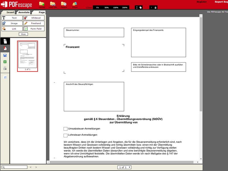 PDFs online erstellen und bearbeiten