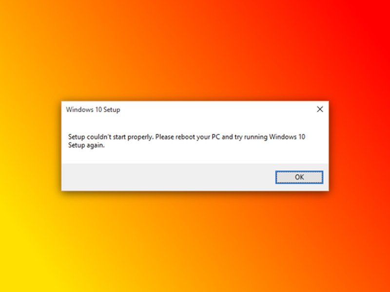 Windows 10: Setup-Fehler „konnte nicht gestartet werden“ beheben