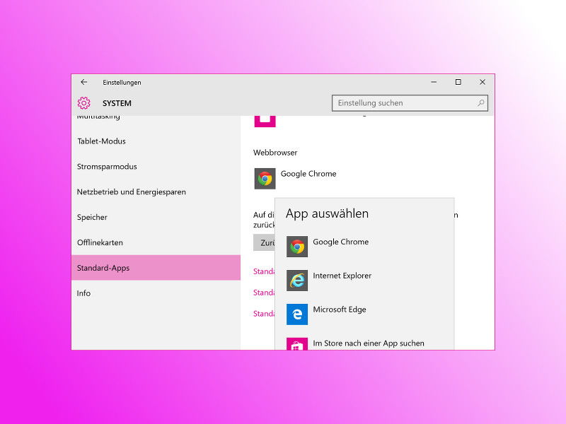 Standard-Browser Von Windows 10 ändern - Schieb.de