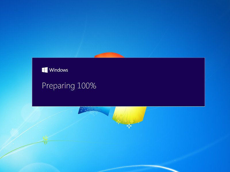 Windows-10-Upgrade nach Abbruch erneut starten