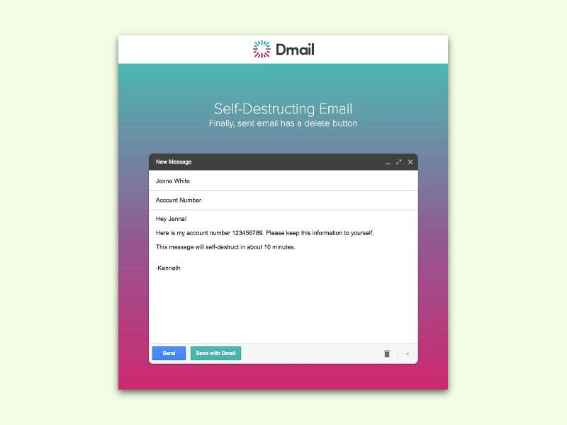 Gmail: eMails mit Ablaufdatum senden