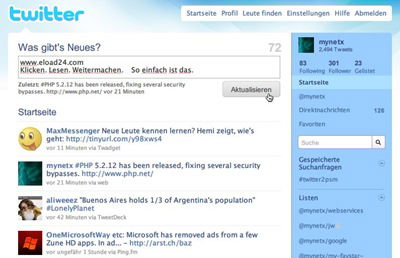 Was gibt’s Neues? Twitter auf Deutsch!