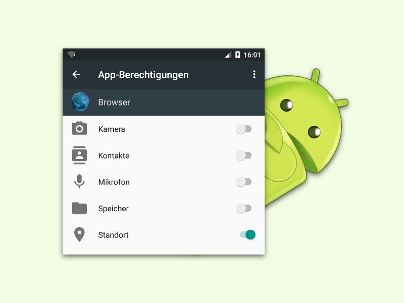 Berechtigungen für Apps in Android 6.0 widerrufen