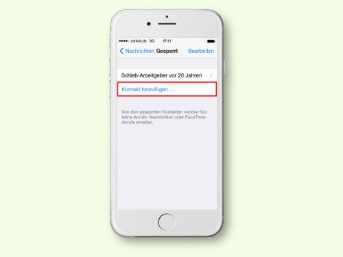 ios-kontakt-blockieren