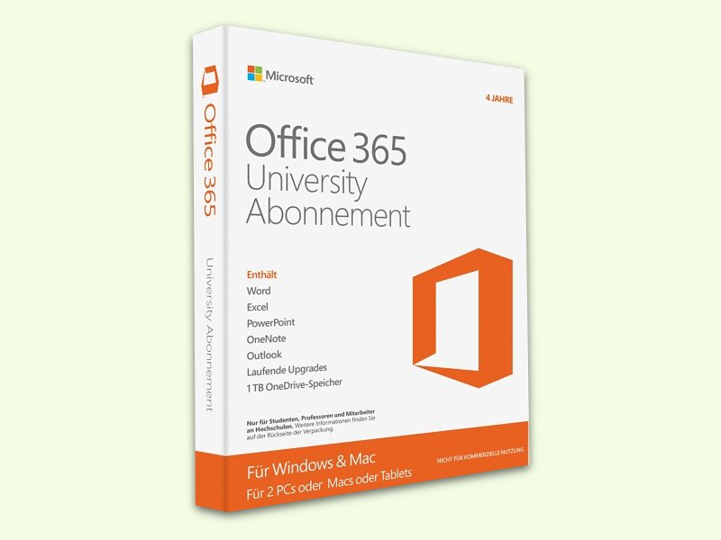 Sonder-Angebot: Office 365 als Student 4 Jahre nutzen