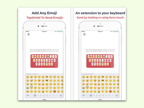 iOS: Emoji eingeben durch langes Drücken auf einen Buchstaben