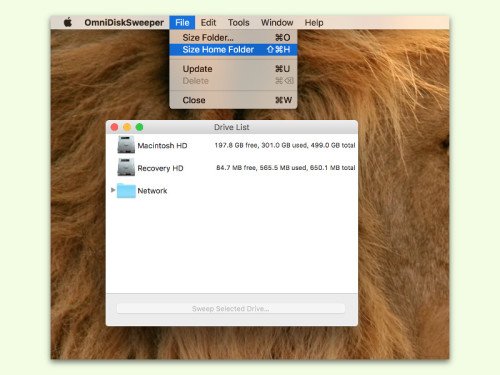 OS X: Größe des eigenen Benutzer-Profils ermitteln