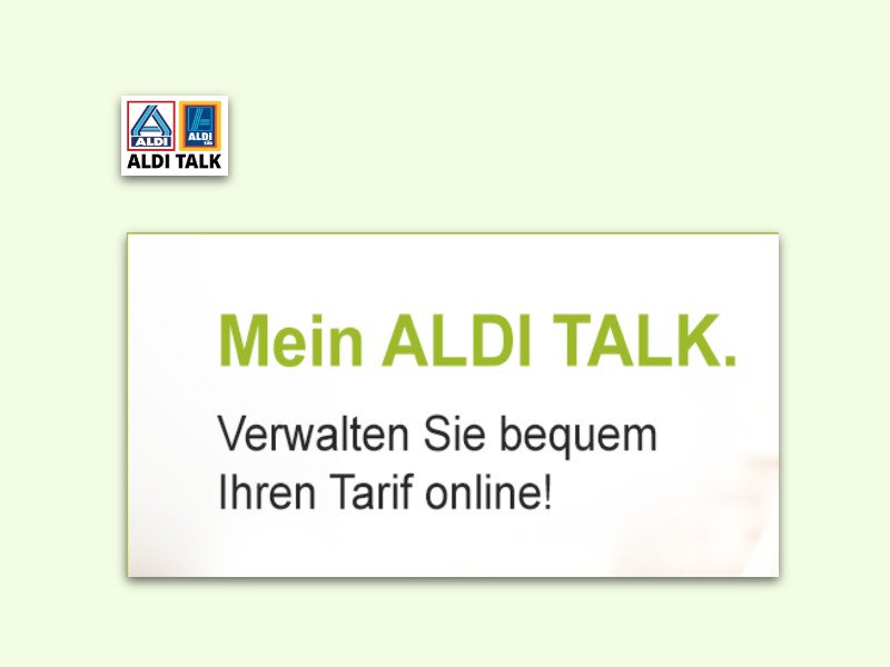 ALDI-Talk: Verfügbares Daten-Volumen zum mobilen Surfen abrufen