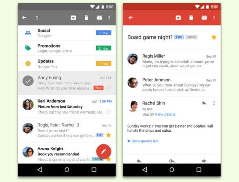 Für Android: eMails verwalten und schreiben mit Gmail