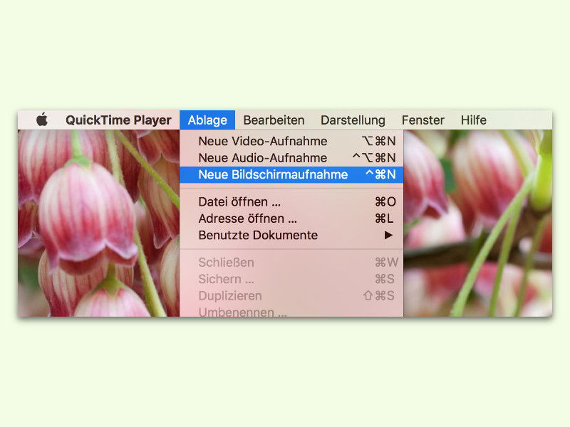 Mac: Bildschirm-Fotos mit Maus machen