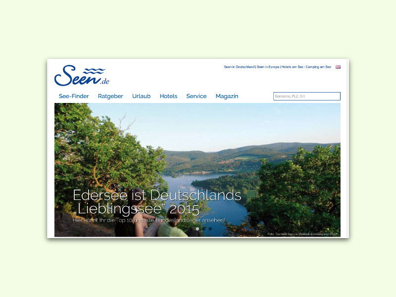 Urlaub pur – die schönsten Seen Deutschlands