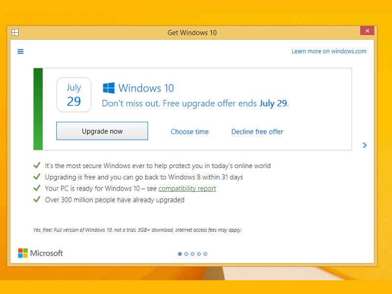 Neuer, klarer Upgrade-Hinweis für Windows 7- und 8.1-Nutzer