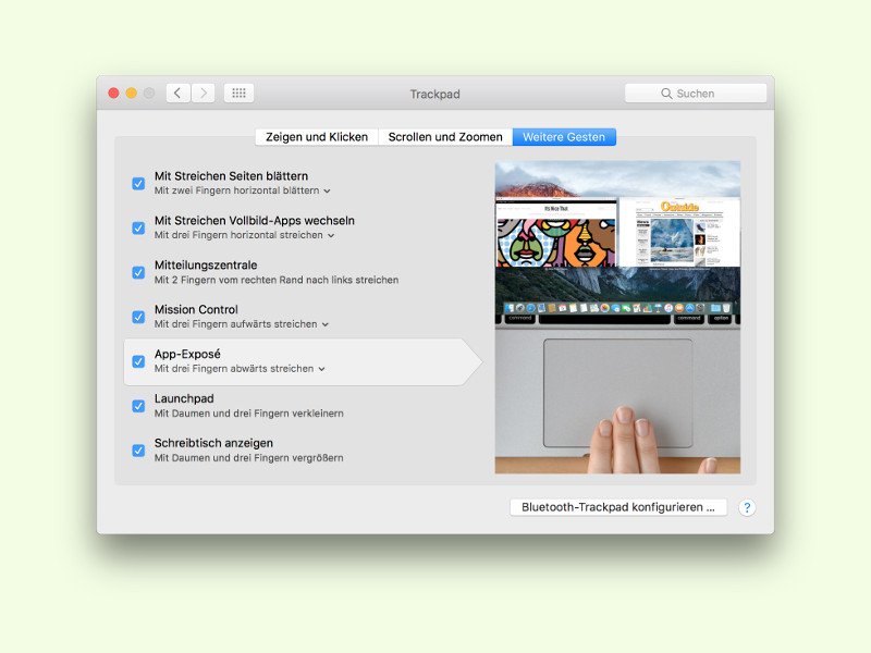 macOS: Schnell alle Fenster eines Programms anzeigen