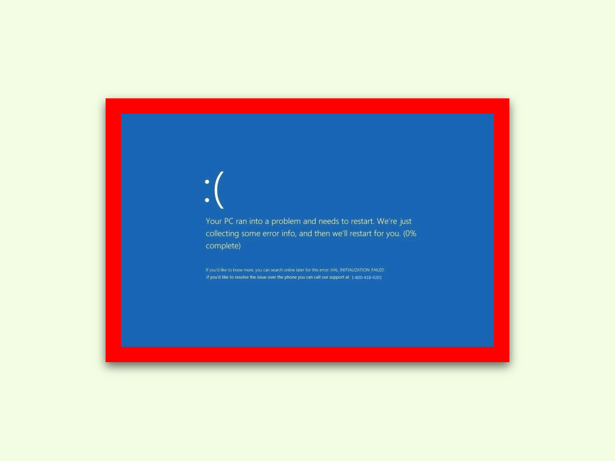 WARNUNG: Gefälschter Microsoft-Blue-Screen