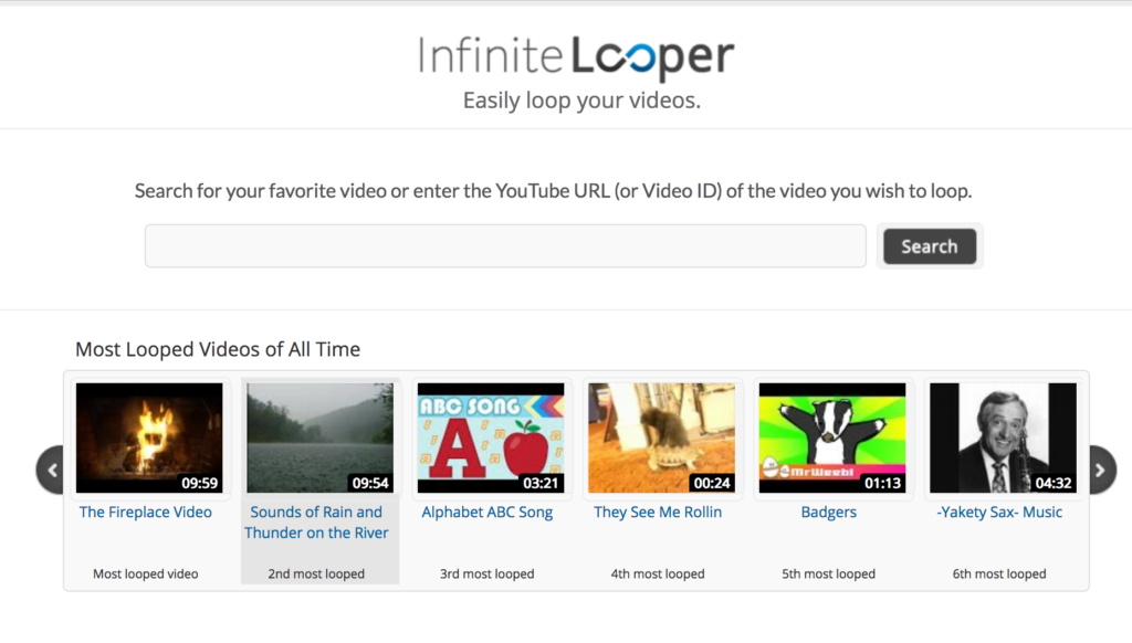 YouTube in Endlos-Schleife