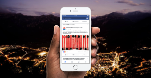 Facebook startet Live-Audio-Streams