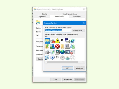 Desktop-Icons reparieren