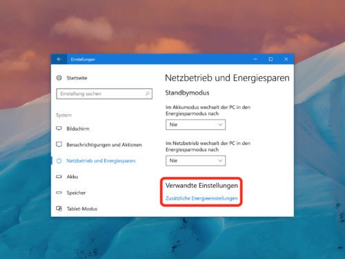 , Windows 10 Creators Update: Schnellstart abstellen