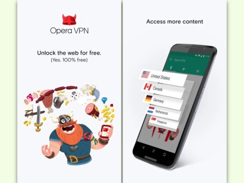 GRATIS-VPN von Opera