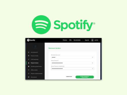 Spotify-Kennwort ändern