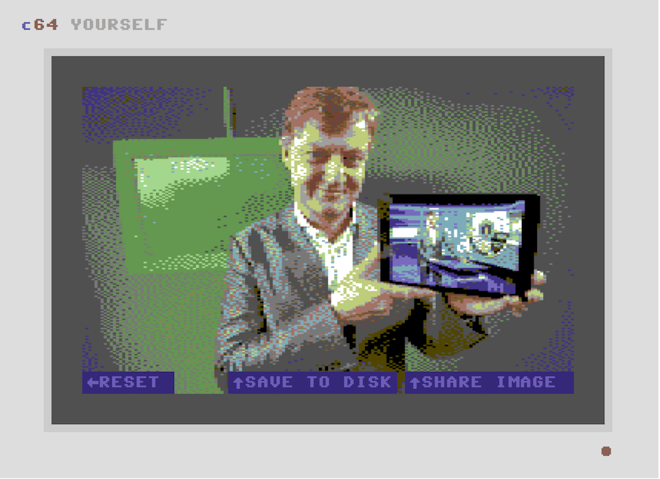 Der C64-Effekt für Dein Selfie