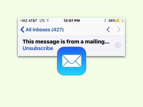 iPhone, iPad: eMail-Abo beenden