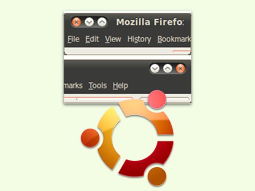 Ubuntu-Fenster: Buttons nach rechts