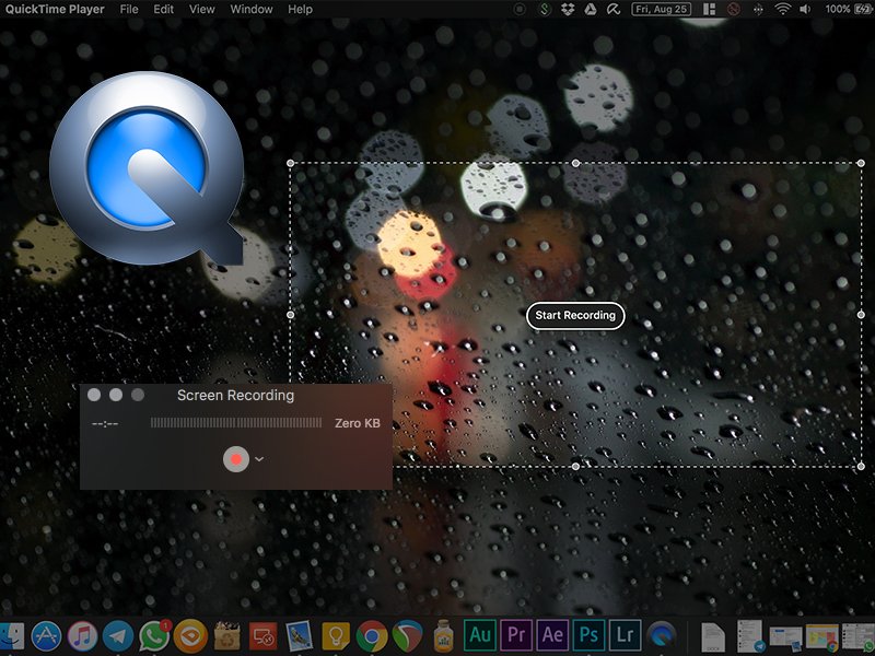 Screen Recording mit QuickTime Player
