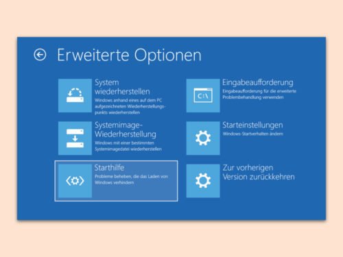 Windows 10: Liste optionaler Features reparieren