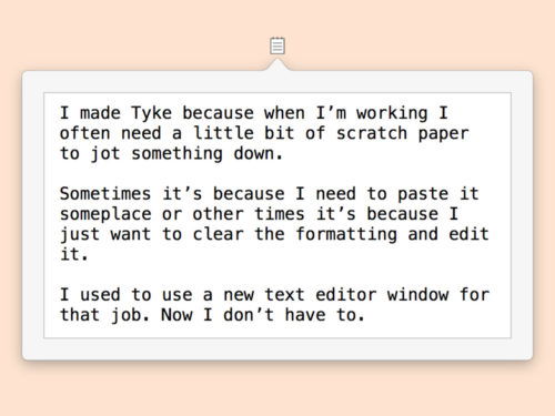 Texte im macOS-Menü ablegen