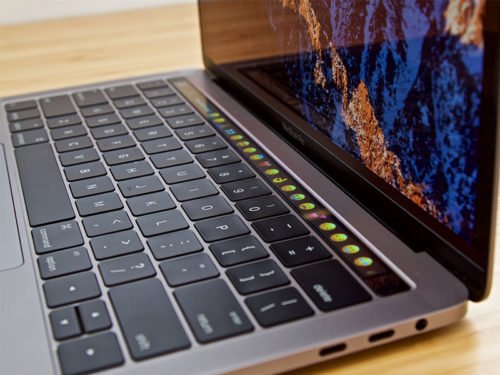 MacBook Touch Bar auf Android Smartphones