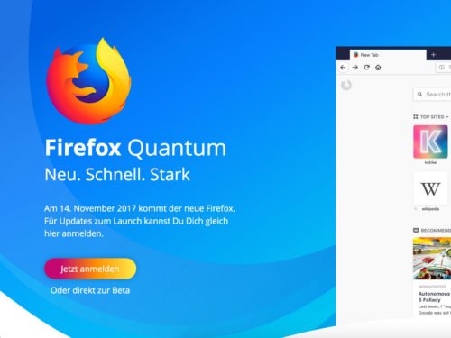 Firefox hat dank Quantum wieder eine Chance verdient