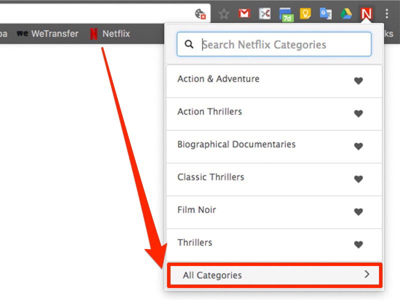 Verborgene Film-Kategorien auf Netflix finden