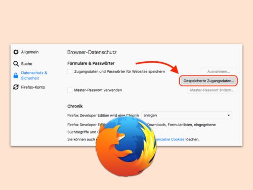 Alte Firefox-Passwörter aufräumen