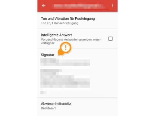 Gmail-Signatur auf Android Smartphone anlegen