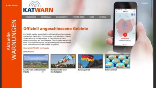 Warn-Apps: KatWarn, Nina und Co.