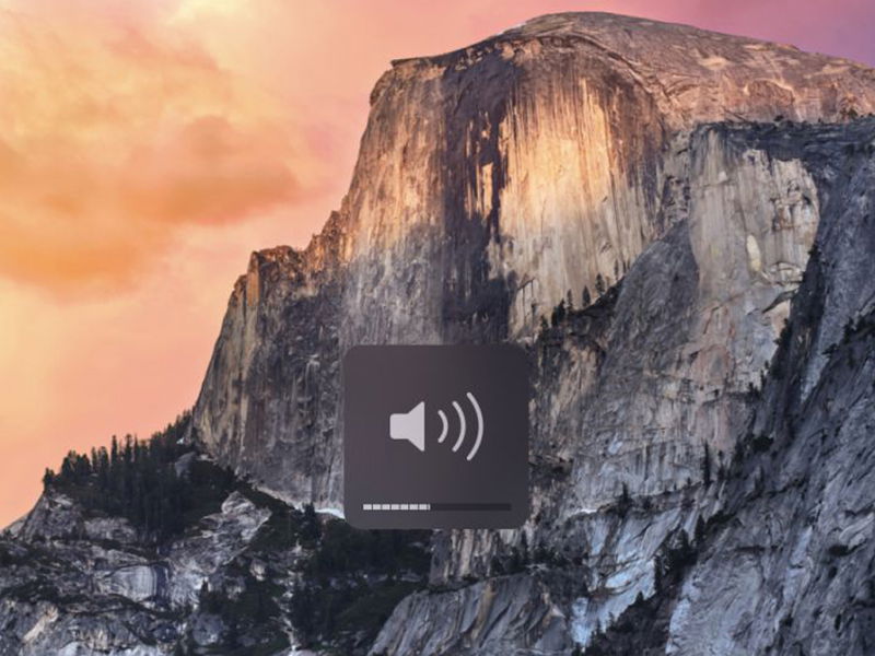 Lautstärke auf dem Mac in kleineren Einheiten verstellen