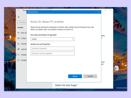 Gast-Konto in Windows 10 einrichten