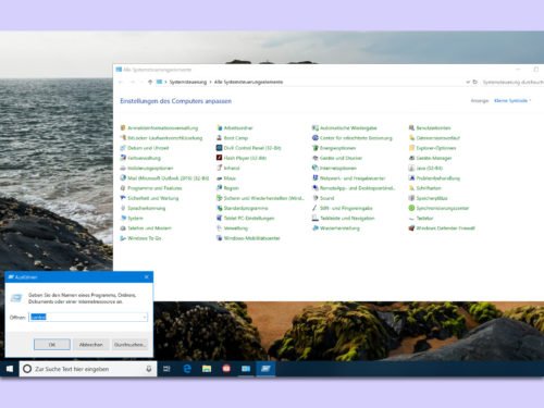 Windows 10: Alte Einstellungen aufrufen