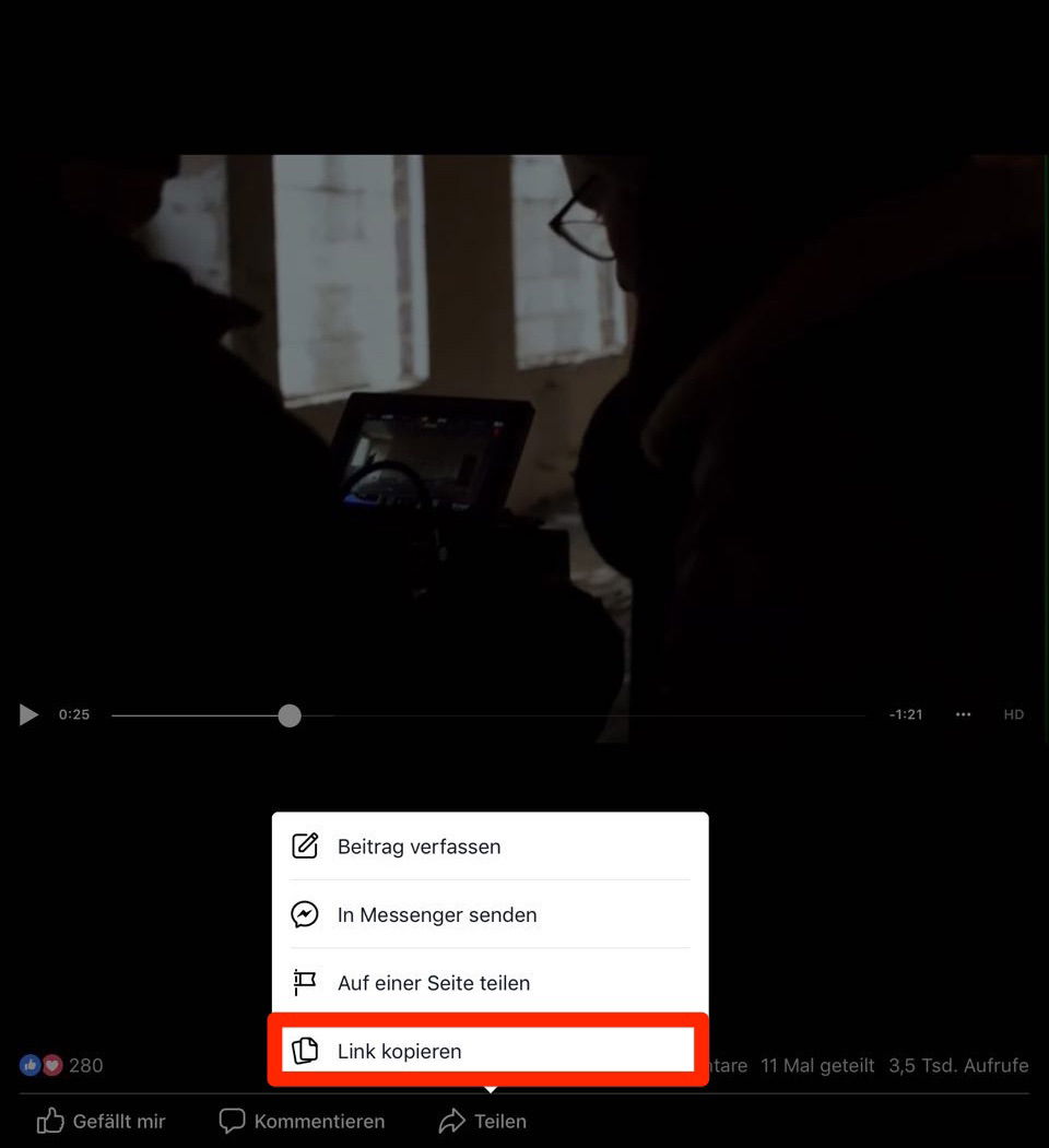 Facebook-Videos auf dem iPhone und iPad herunterladen