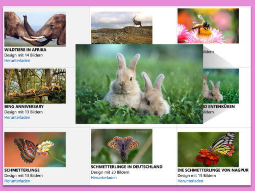 Neues Desktop-Design einstellen