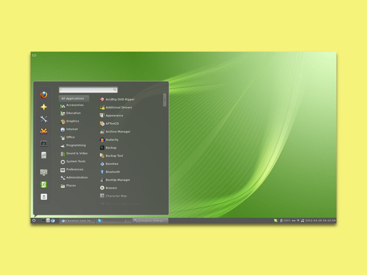 Linux Mint: Backup des Cinnamon-Desktops