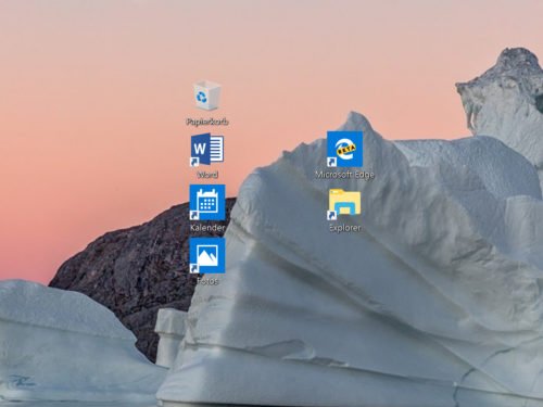 Windows 10: Abstand der Desktop-Icons ändern