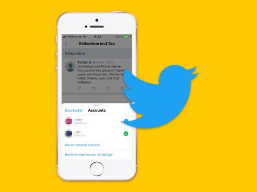 Twitter-App: Accounts schneller wechseln