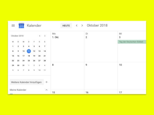 , Abwesenheits-Modus bei Google-Kalender