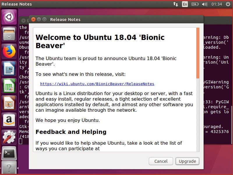 Auf Ubuntu 18.04 upgraden