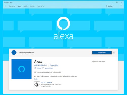 Alexa mit Windows 10 nutzen