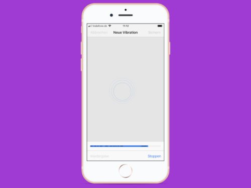 iOS: Vibration pro Anrufer anpassen