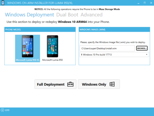 Windows 10 für ARM auf dem Lumia 950/950XL